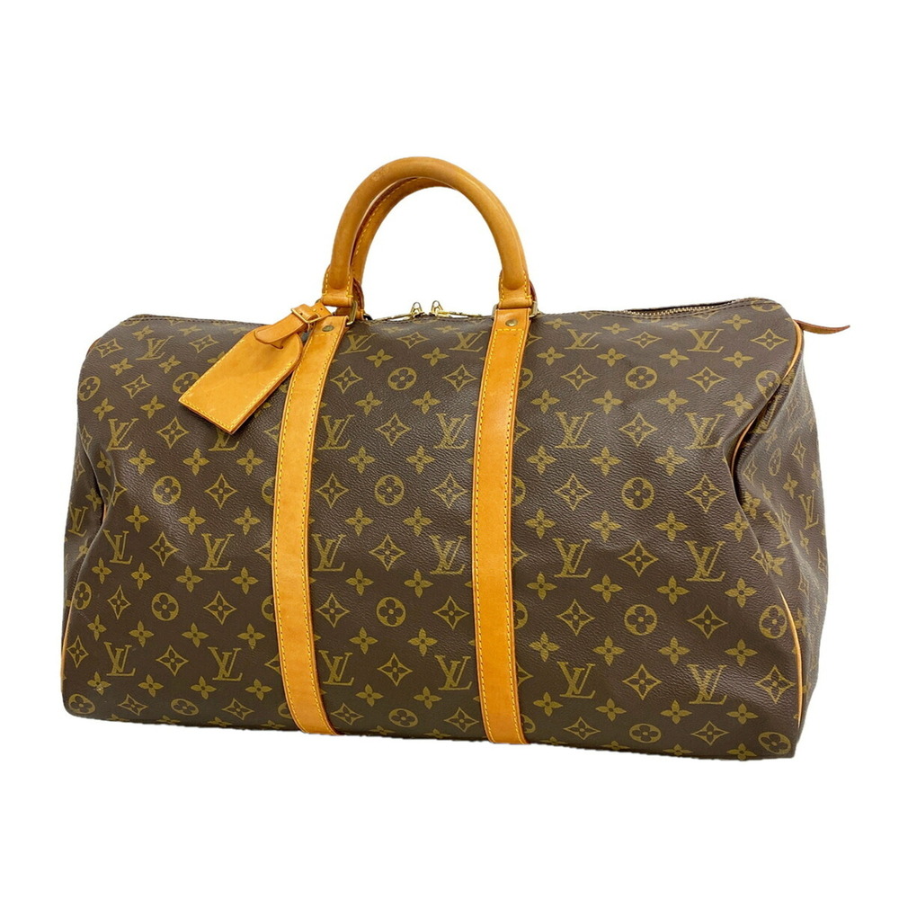 Louis Vuitton Bags - Boston Monogram Keepall 50 M41426 Brown Men's & Women's